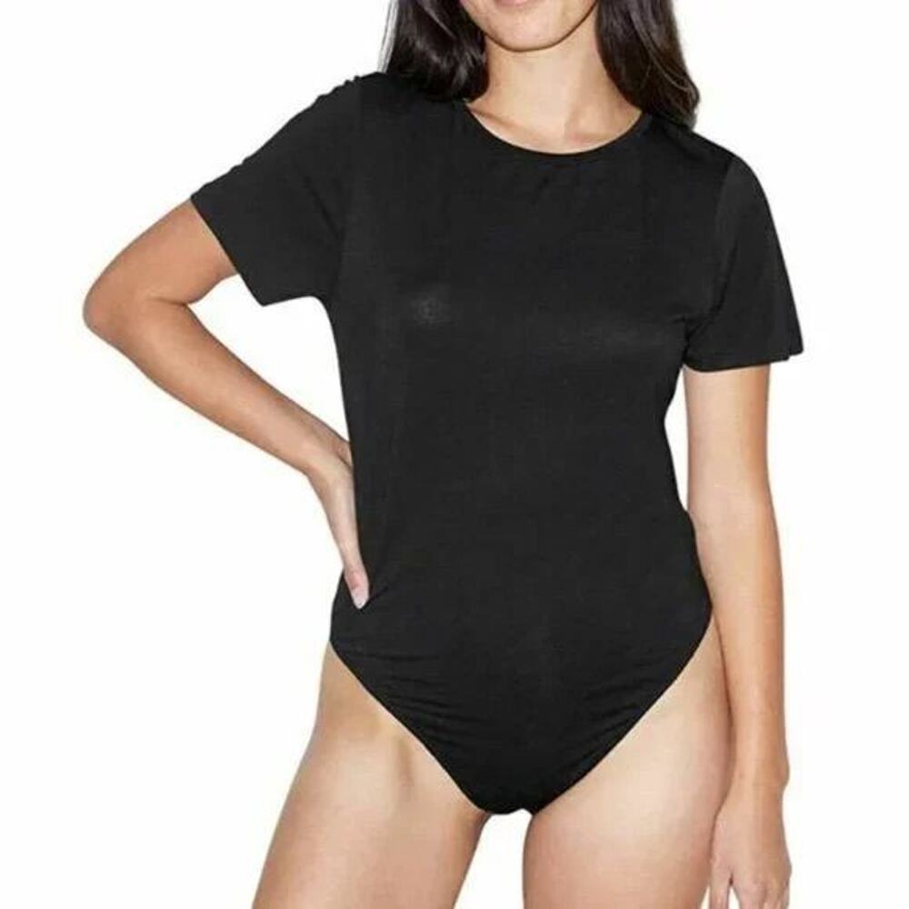Free People Intimately Tee Bodysuit Black Size M